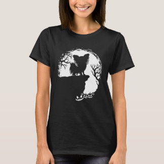 Moon Tree Pumpkin Mountain Unglaubliches Hemd Papi T-Shirt