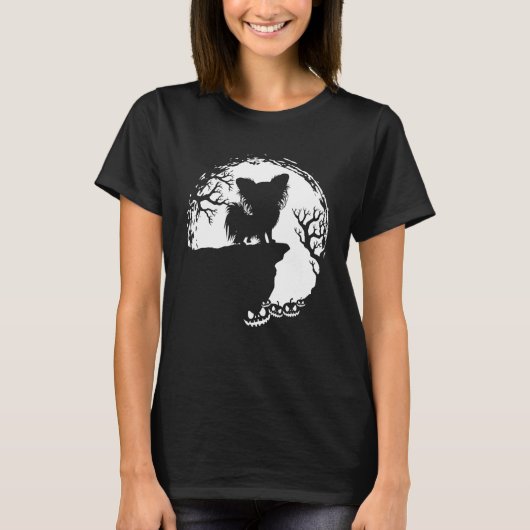 Moon Tree Pumpkin Mountain Unglaubliches Hemd Papi T-Shirt (Vorderseite)