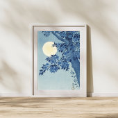 Moon Tree Vintage Mauer Poster
