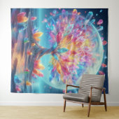 Moon Tree Wandteppich (Beispiel (Horizontal))