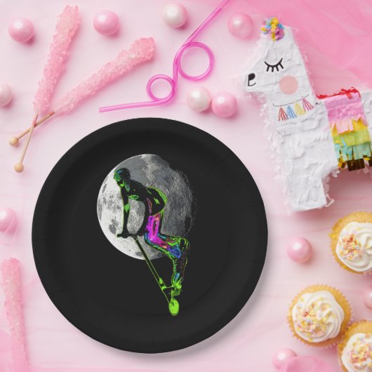 Moon Tripping - Scooter Boy Artwork Pappteller (Party)