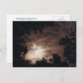 Moon über Charleston Postkarte (Vorne/Hinten)