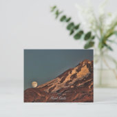MOON ÜBER DEM BERG POSTKARTE (Stehend Vorderseite)