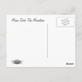 MOON ÜBER DEM BERG POSTKARTE (Rückseite)