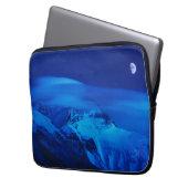 Moon über dem Mt. Everest Tibet, China Laptopschutzhülle (Vorderseite Links)