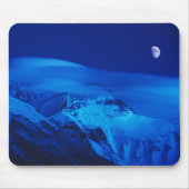 Moon über dem Mt. Everest Tibet, China Mousepad (Vorne)