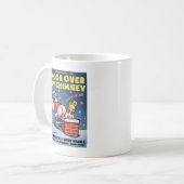 Moon über meinem Kamin Kaffeetasse (Vorderseite Links)