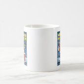 Moon über meinem Kamin Kaffeetasse (Mittel)