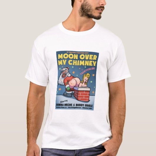 Moon über meinem Kamin T-Shirt (Vorderseite)