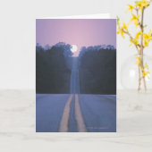 Moon über offene Straße Karte (Gelbe Blume)