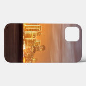 Moon über San Francisco am unklaren Dezember Case-Mate iPhone Hülle (Rückseite (Horizontal))