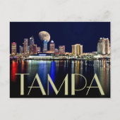 MOON ÜBER TAMPA BAY ! POSTKARTE (Vorderseite)