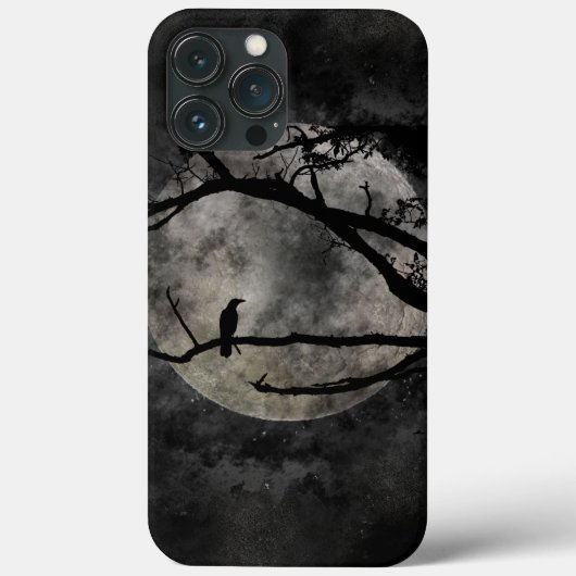 Moon und Crow Case-Mate iPhone Hülle (Rückseite)