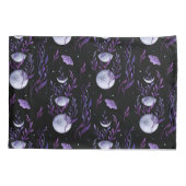 Moon und Lila Moth Pillowcase Kissenbezug (Rückseite)