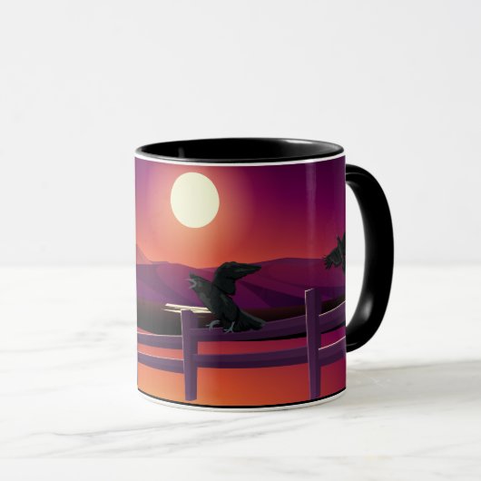 Moon und Ravens Tasse (VorderseiteRechts)