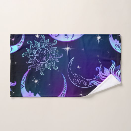 Moon und Star Badhandtuch Set (Handtuch)