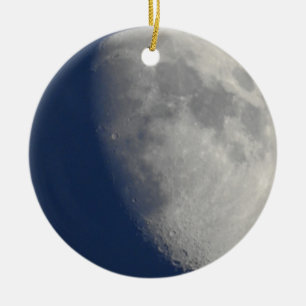 Moon und Sunset Double Side Weihnachten Keramik Ornament