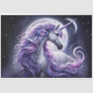 Moon Unicorn Tissue Paper Seidenpapier