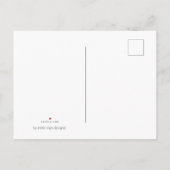 Moon View Party Postkarte (Rückseite)