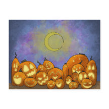 Moon View Party Postkarte