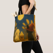 Moon Viewing Night – Black Cat and Rabbit under th Tasche (Von Nahem)