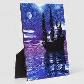 Moon Voyager Plaque Fotoplatte (Seite)