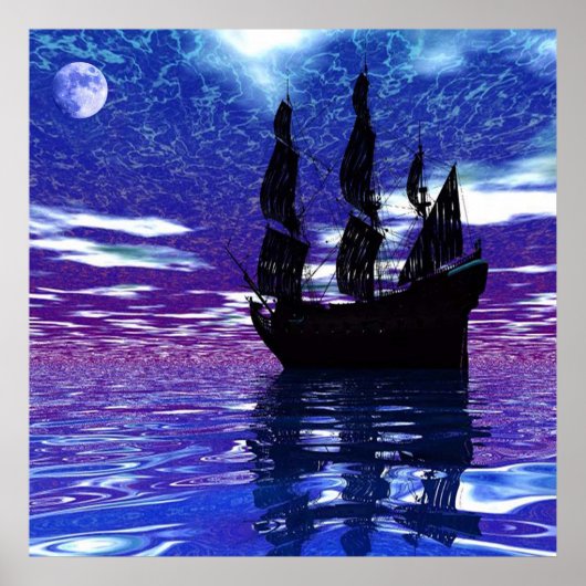 Moon Voyager Poster (Vorne)