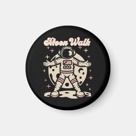 Moon Walk Astronout Magnet (Vorne)