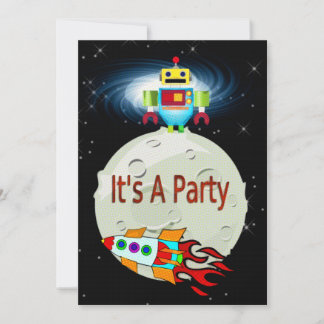 Moon Walk BIRTHDAY PARTY CUSTOM Einladung