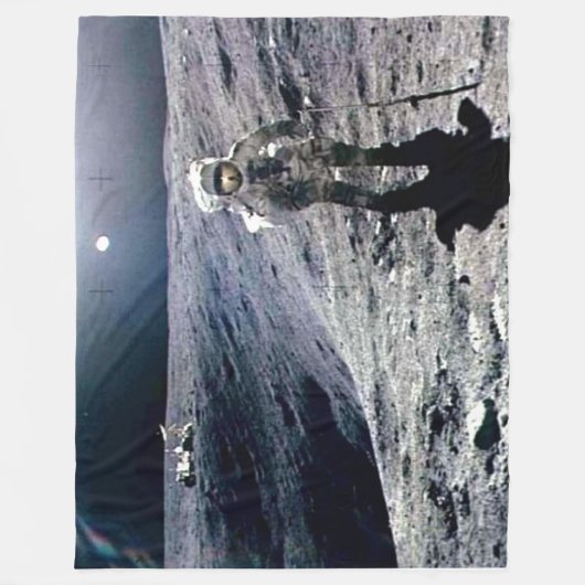 MOON WALK Fleece Blanket (Vorderseite)