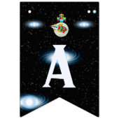 Moon Walk HAPPY BIRTHDAY Wimpelkette (Dritte Fahne)