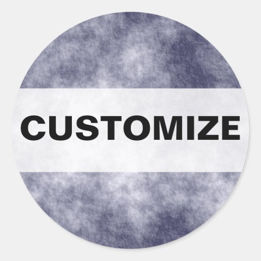 Moon Walk Runder Aufkleber (Vorderseite)