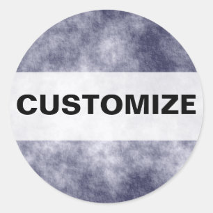 Moon Walk Runder Aufkleber