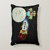 Moon Walk Zierkissen (Vorderseite(Vertikal))