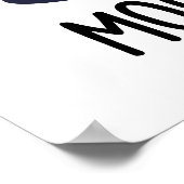 Moon Walking Funny Dance Pub Poster (Ecke)