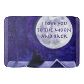 Moon Watch Art Badematte (Vorderseite)