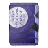 Moon Watch Art Badematte (Vorderseite Vertikal)