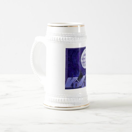 Moon Watch Bierglas (Vorderseite Links)