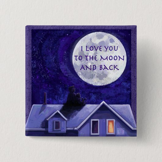 Moon Watch Button (Vorderseite)