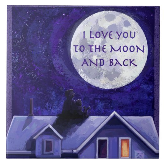 Moon Watch Fliese (Vorderseite)