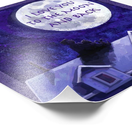 Moon Watch Fotodruck (Ecke)