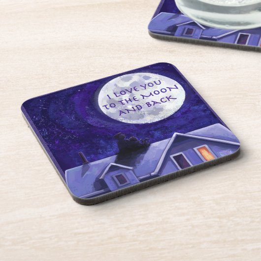 Moon Watch Getränkeuntersetzer (Linke Seite)