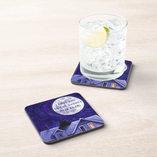 Moon Watch Getränkeuntersetzer (Rechte Seite)