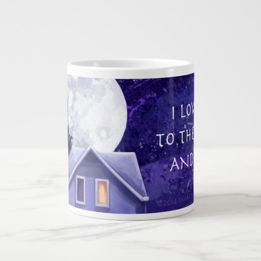 Moon Watch Jumbo-Tasse (Vorderseite)