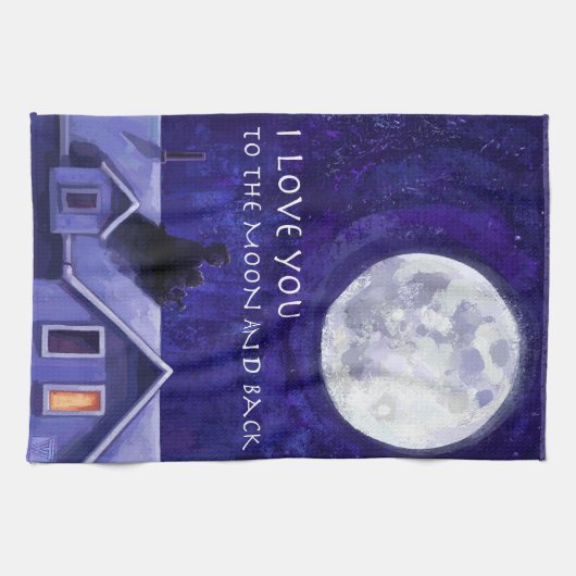 Moon Watch Küchentuch (Horizontal)