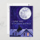 Moon Watch Postkarte (Vorne/Hinten)