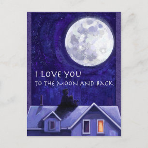 Moon Watch Postkarte