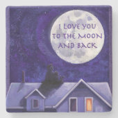 Moon Watch Steinuntersetzer (Vorderseite)