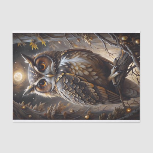 Moon Watcher Decoupage Seidenpapier (Vorderseite)