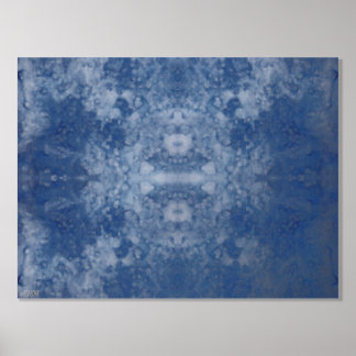 Moon Water II Silver Foil Print Foliendrucke